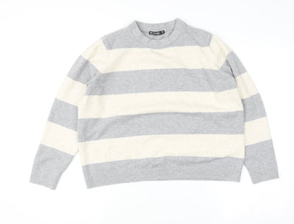 Womens UK Size L Dunnes Grey Pullover Jumper