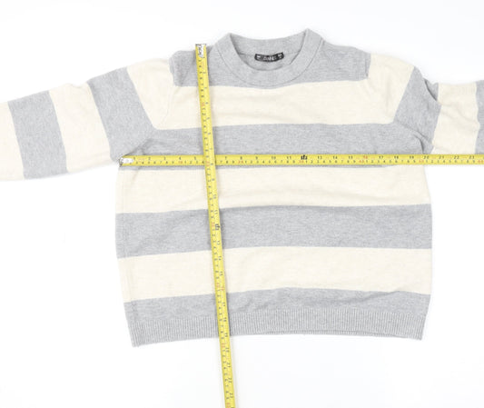 Womens UK Size L Dunnes Grey Pullover Jumper
