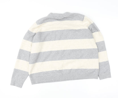 Womens UK Size L Dunnes Grey Pullover Jumper