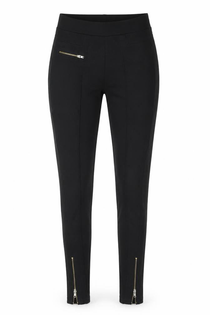 Womens UK Size S Pull & Bear Slim Fit Jegging Black Trousers