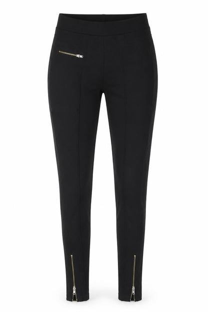 Womens UK Size S Pull & Bear Slim Fit Jegging Black Trousers