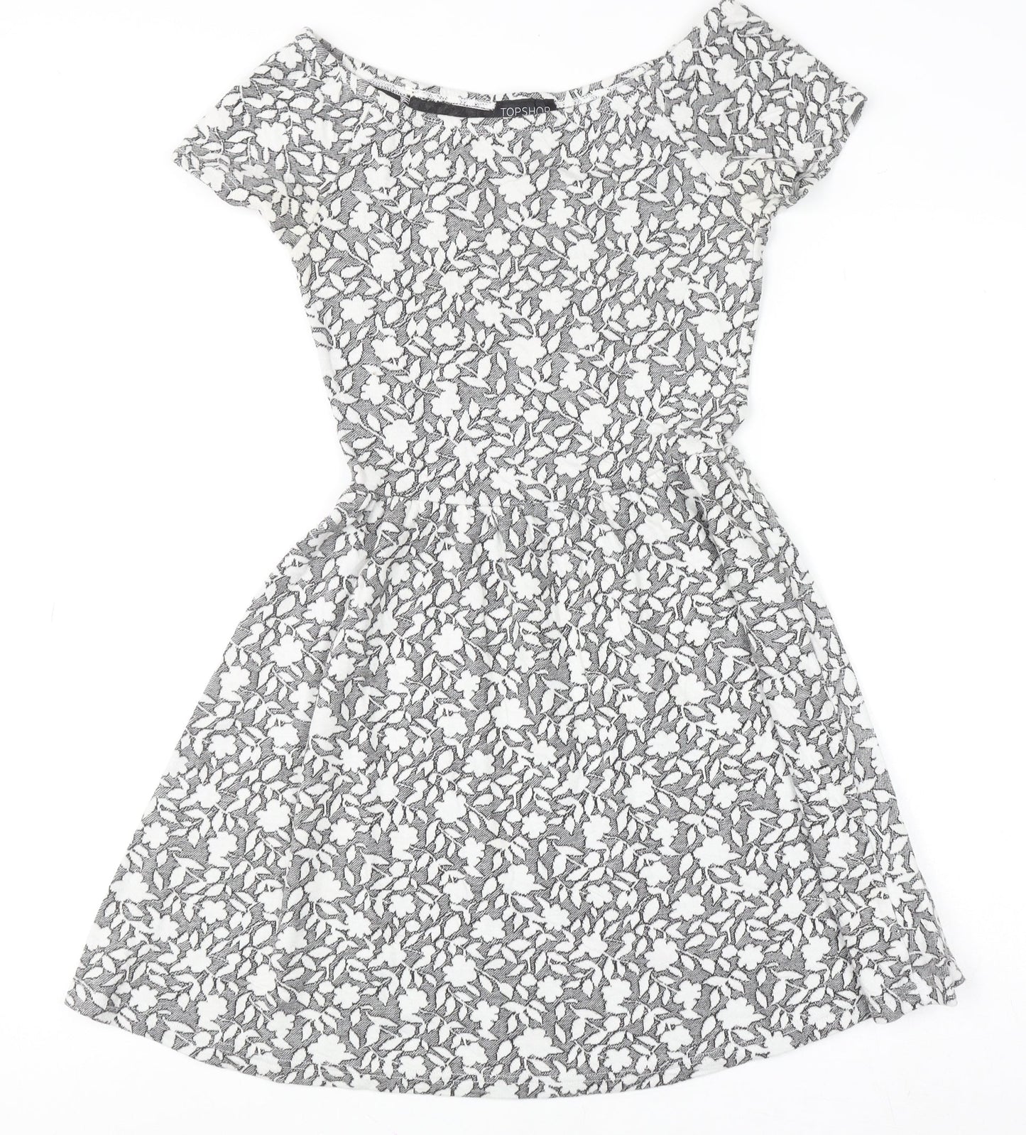 Womens UK Size 8 Topshop Skater Dress