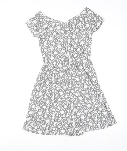 Womens UK Size 8 Topshop Skater Dress