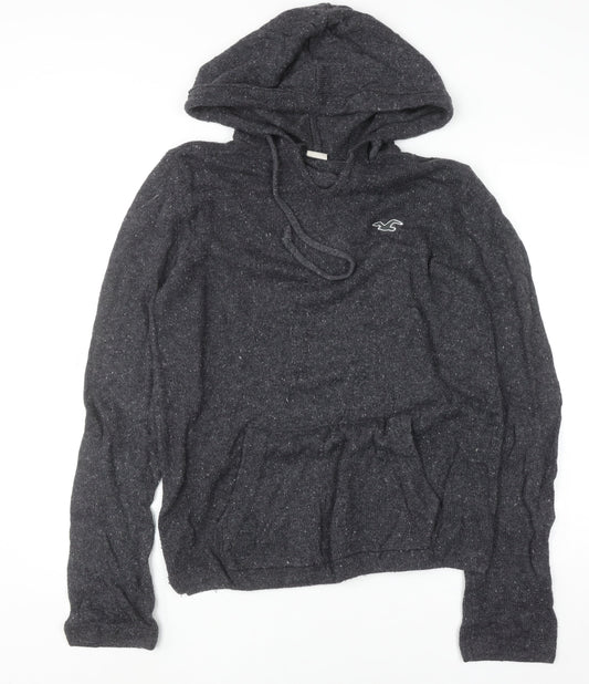 Mens UK Size M Hollister Grey Pullover Jumper