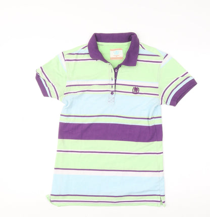Girls UK Size L Polo Wear Multicoloured Basic Polo