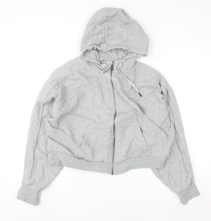 Womens UK Size L Sweaty Betty Grey Full Zip Hoodie