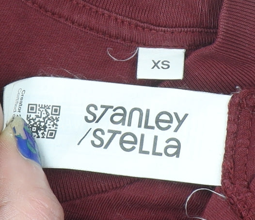 Mens UK Size XS Stanley/Stella Red  T-Shirt