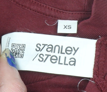 Mens UK Size XS Stanley/Stella Red  T-Shirt