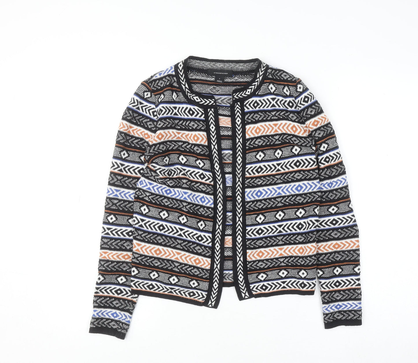 Womens UK Size S Atmosphere Multicoloured Cardigan Jumper