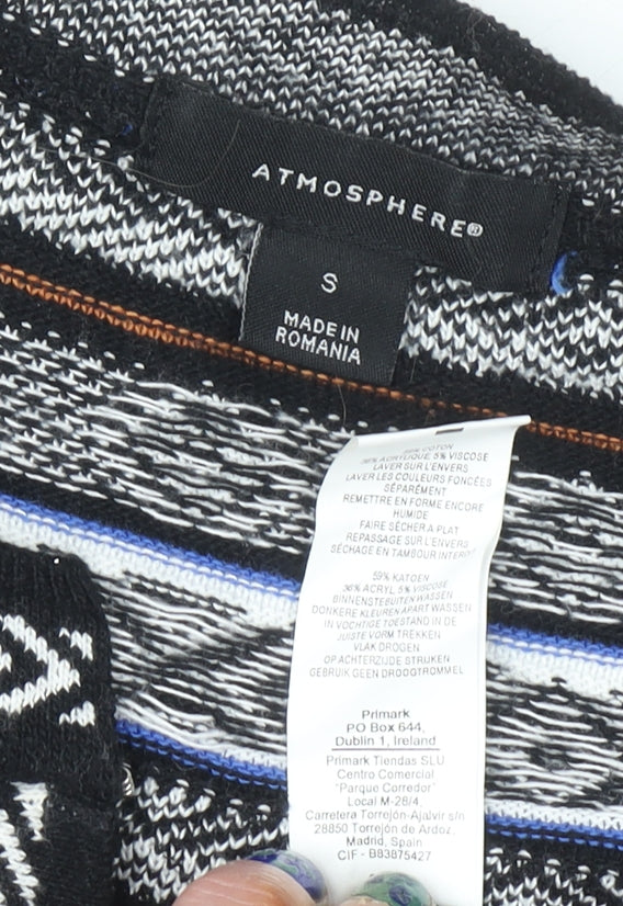 Womens UK Size S Atmosphere Multicoloured Cardigan Jumper