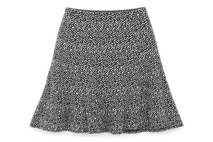 Womens UK Size M Anne Smith A-Line Jersey Skirt