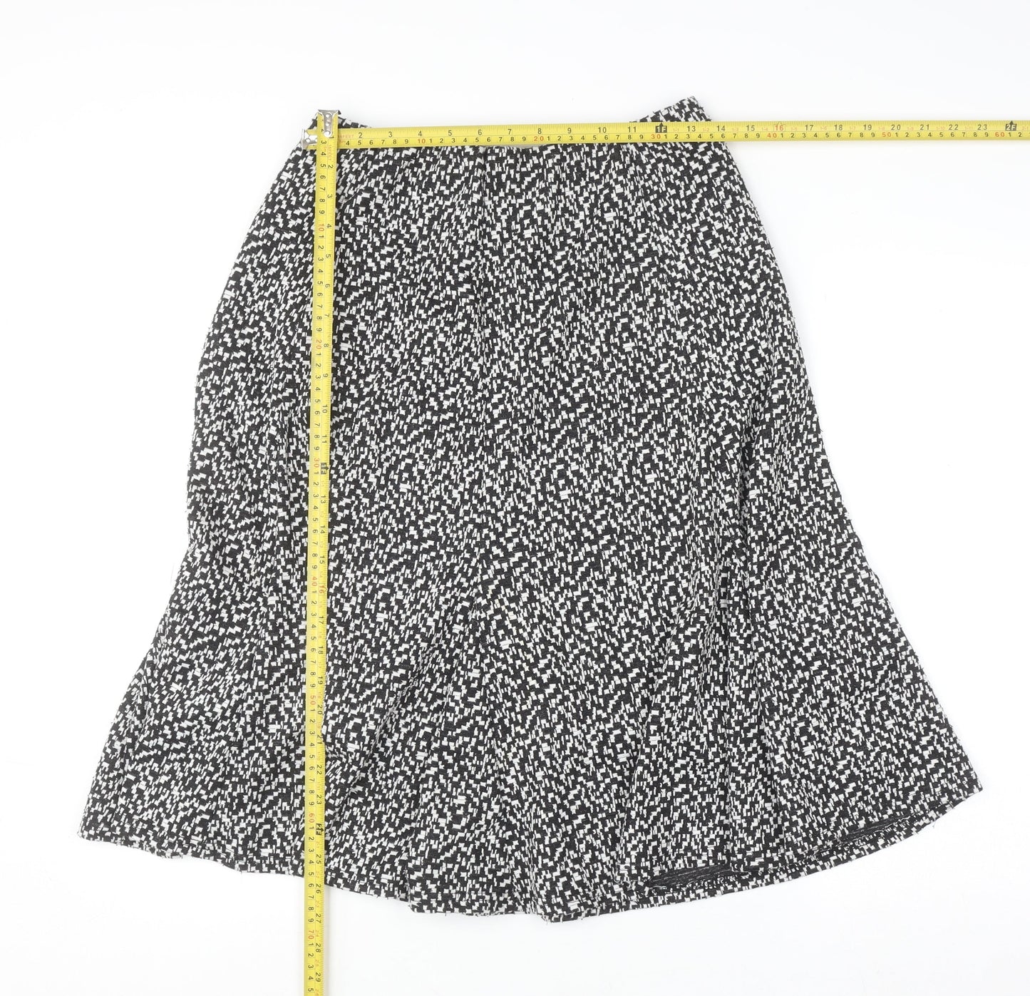 Womens UK Size M Anne Smith A-Line Jersey Skirt