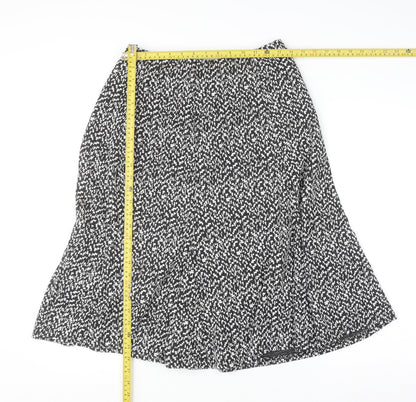 Womens UK Size M Anne Smith A-Line Jersey Skirt