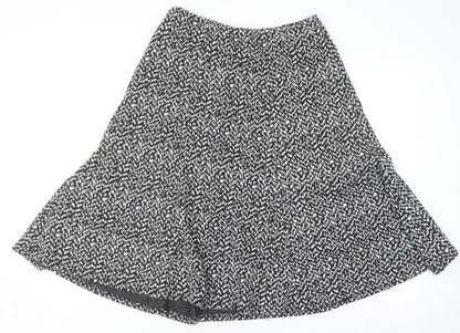 Womens UK Size M Anne Smith A-Line Jersey Skirt