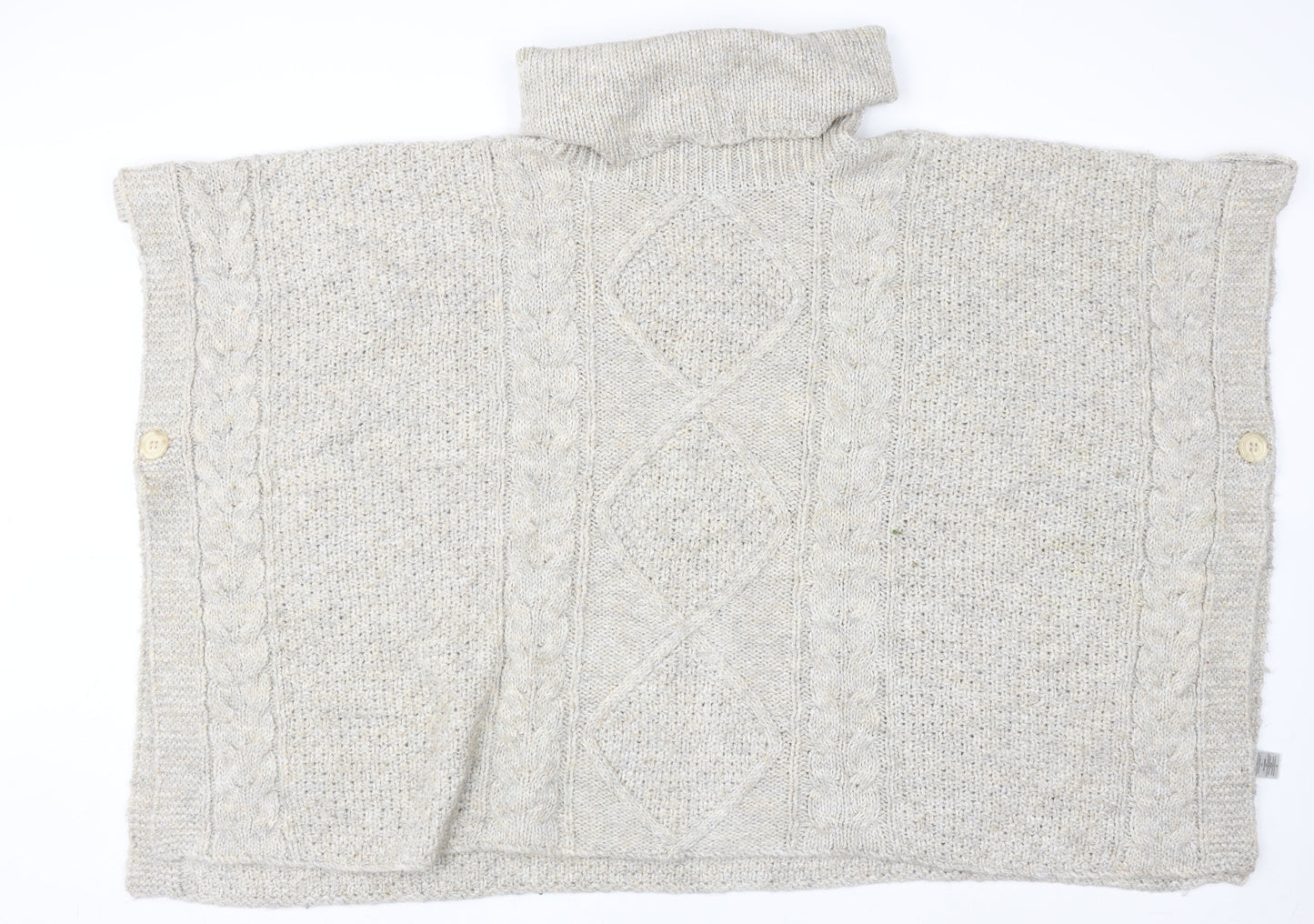 Womens UK Size 18 Savoir Beige Cape Jumper