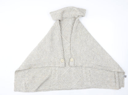 Womens UK Size 18 Savoir Beige Cape Jumper