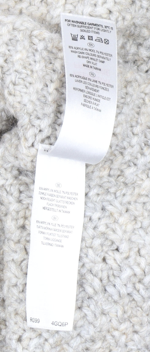 Womens UK Size 18 Savoir Beige Cape Jumper