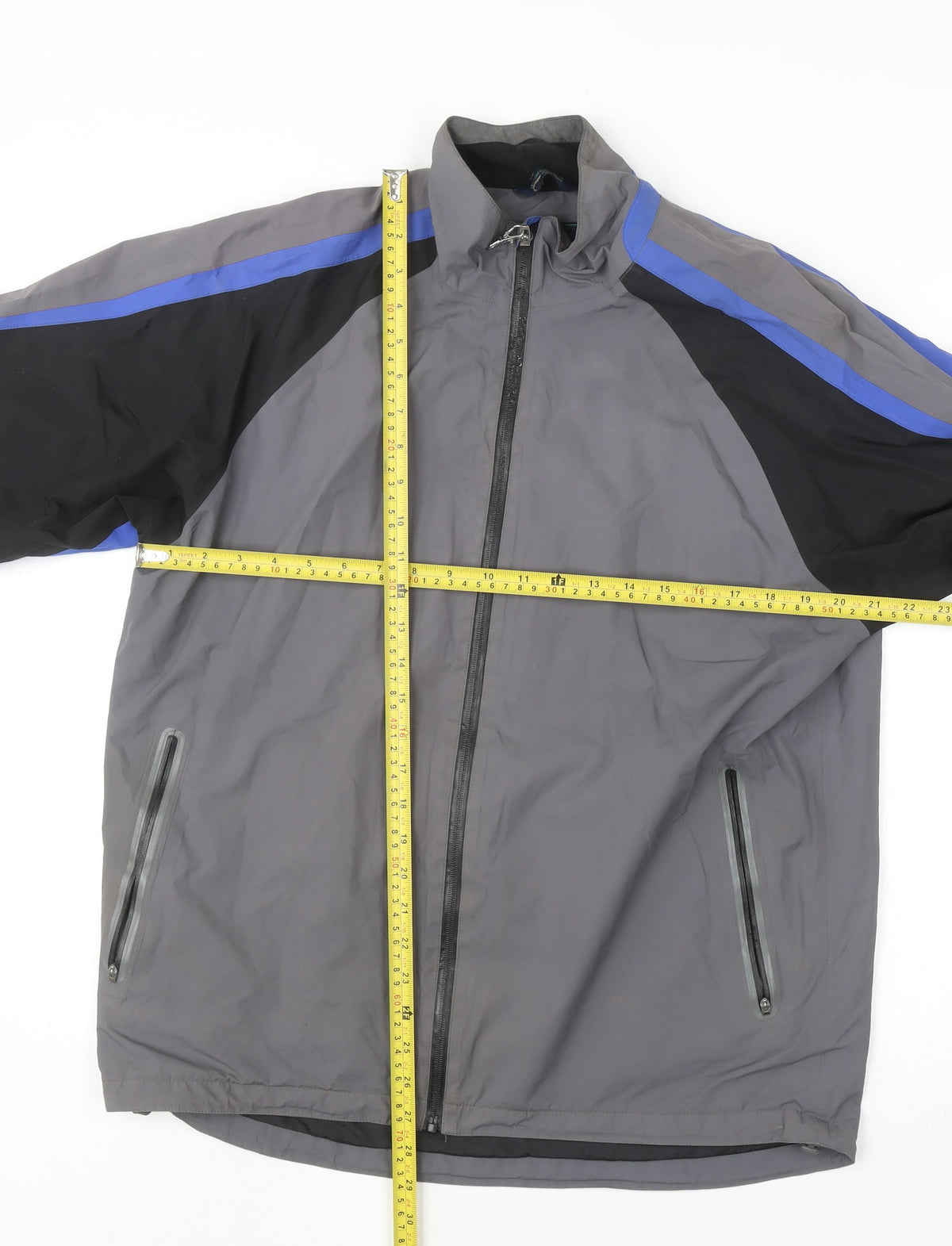Mens UK Size M Dunnes Stores Grey Windbreaker Coat