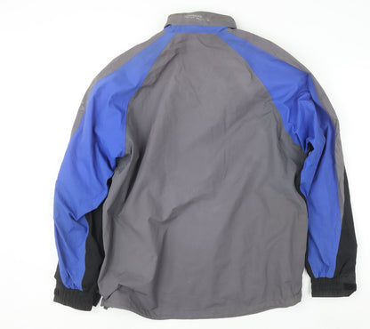 Mens UK Size M Dunnes Stores Grey Windbreaker Coat