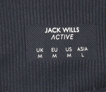 Womens UK Size M Jack Wills Slim Fit Leggings Black Leggings