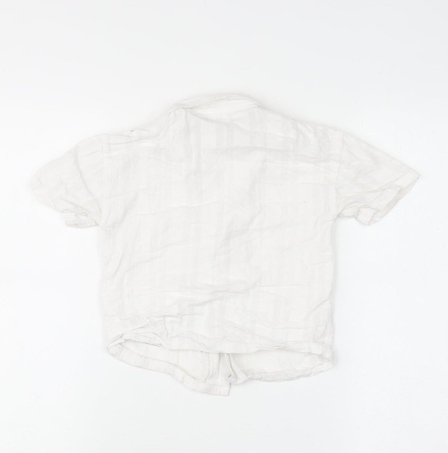 Boys UK Size 2-3 Years NEXT White Basic Button-Up