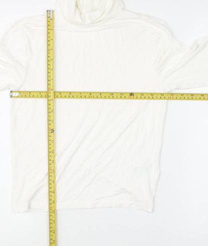 Womens UK Size M H&M White Basic T-Shirt