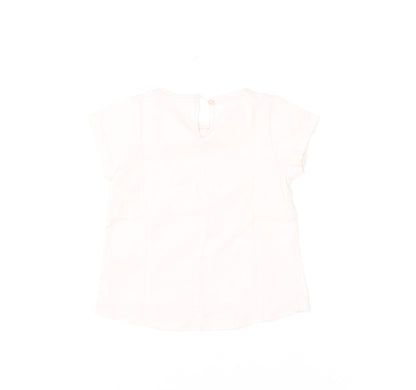 Disney Baby Girls Pink Minnie Mouse Hello Summer T-Shirt 12-18 Months