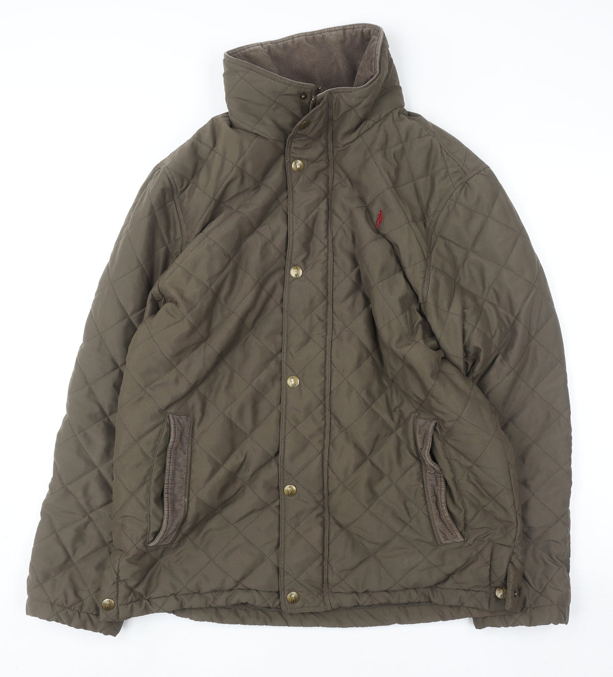 Mens UK Size M Jack Murphy Brown Quilted Coat