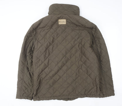 Mens UK Size M Jack Murphy Brown Quilted Coat