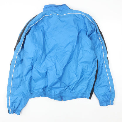 Mens UK Size L Wilson Blue Windbreaker Coat