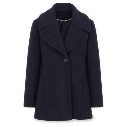 Womens UK Size 10 Debenhams Blue Overcoat