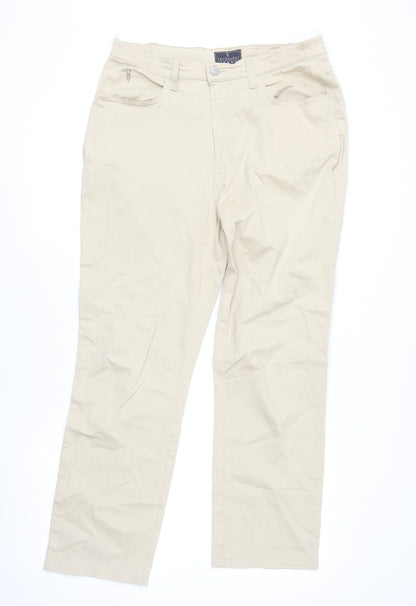 Mens UK Size 36 Trussardi Regular Fit Straight Beige Jeans