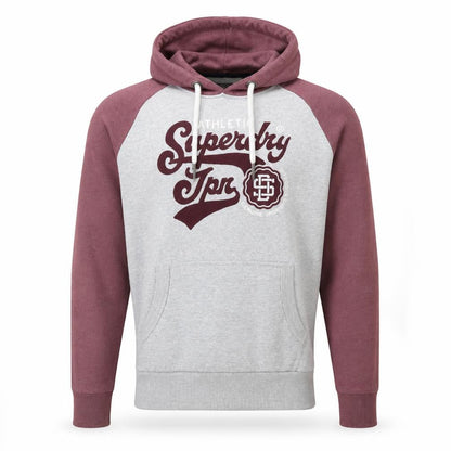 Mens UK Size M Superdry Grey Pullover Hoodie