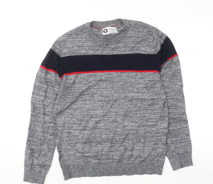 Mens UK Size M JACK & JONES Grey Pullover Jumper