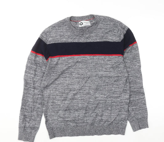 Mens UK Size M JACK & JONES Grey Pullover Jumper