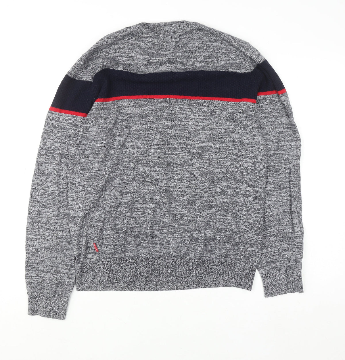 Mens UK Size M JACK & JONES Grey Pullover Jumper