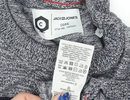 Mens UK Size M JACK & JONES Grey Pullover Jumper