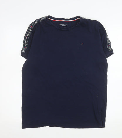 Mens UK Size L Tommy Hilfiger Blue  T-Shirt
