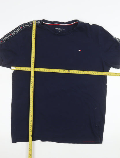 Mens UK Size L Tommy Hilfiger Blue  T-Shirt