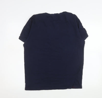 Mens UK Size L Tommy Hilfiger Blue  T-Shirt