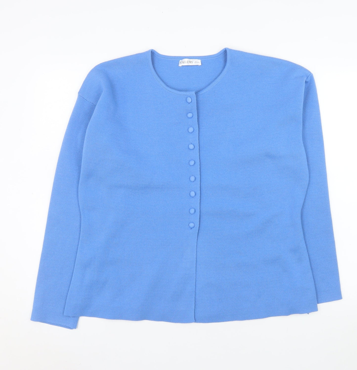 Womens UK Size L Gallery Blue Basic Jacket