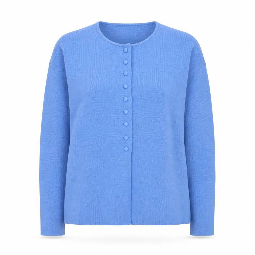 Womens UK Size L Gallery Blue Basic Jacket