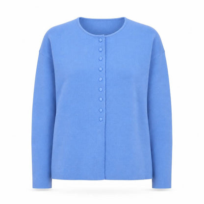 Womens UK Size L Gallery Blue Basic Jacket