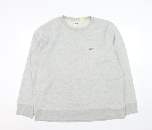 Mens UK Size XL Levi's Grey Pullover Sweatshirt