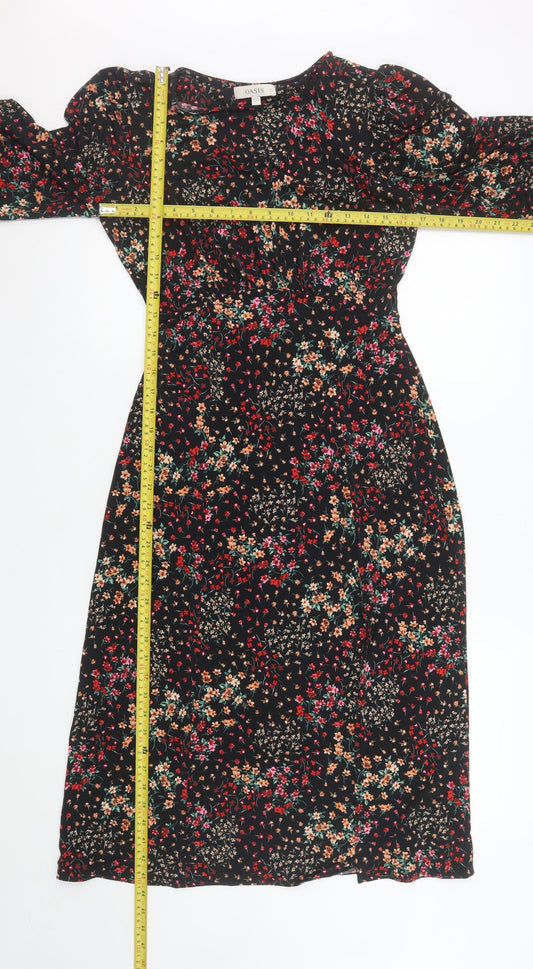 Womens UK Size S Oasis A-Line Dress