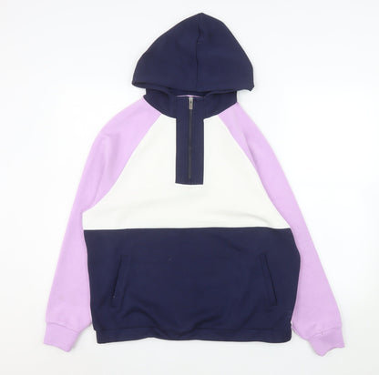 Womens UK Size S Dunnes Multicoloured Pullover Hoodie
