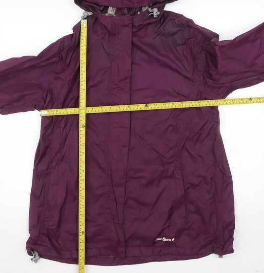 Womens UK Size 16 Peter Storm Purple Rain Coat