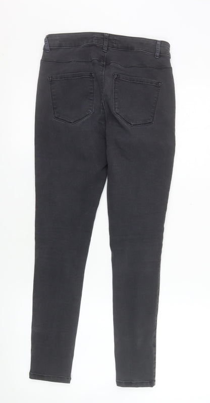 Womens UK Size 10 Denim Co Slim Fit Skinny Black Jeans