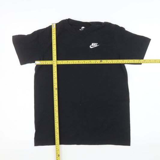 Womens UK Size L Nike Black Basic T-Shirt
