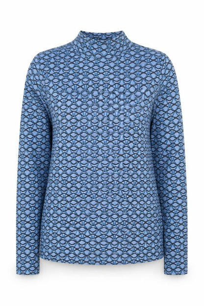 Womens UK Size 14 Gallery Blue Basic Blouse